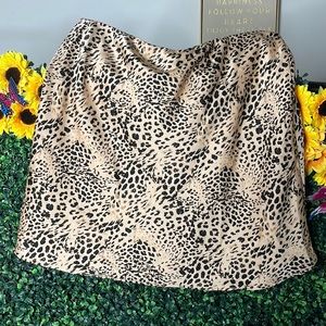 XL Leopard Skirt